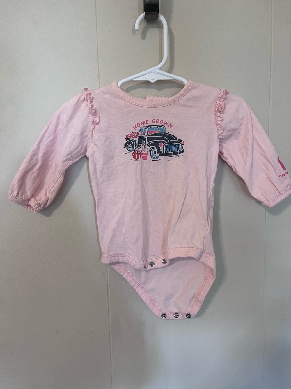 Carhartt Light Pink Infant Graphic Bodysuit
